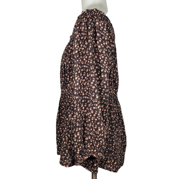 AMERICAN EAGLE NWT Babydoll Floral Ruffle Top sz L - Picture 3 of 14